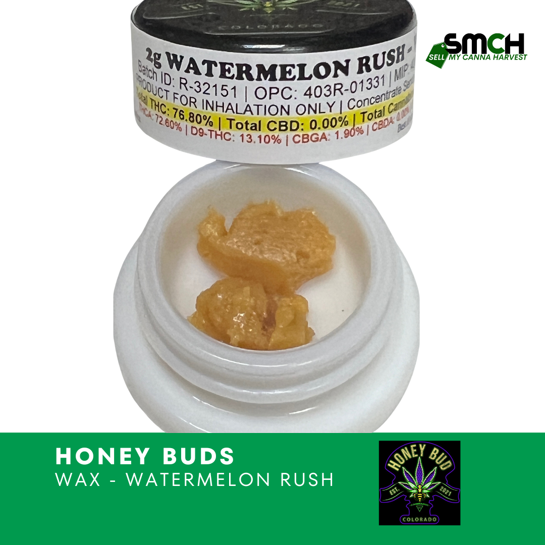 Honey Buds - 2 Gram Wax Bucket - Watermelon Rush